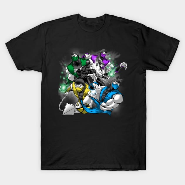 Rainbow Ninjas T-Shirt by CoinboxTees